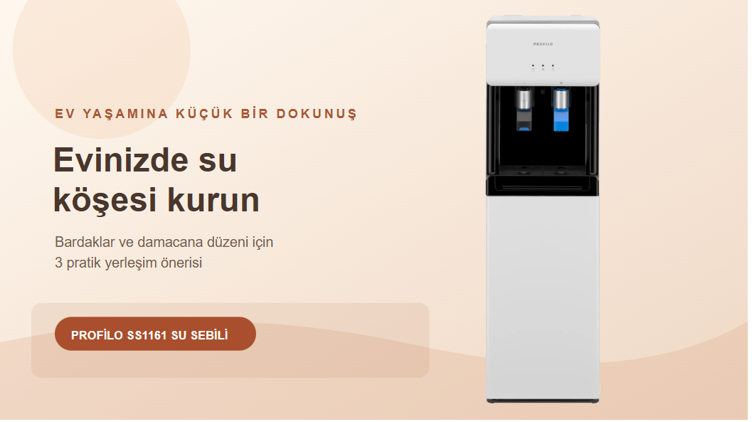 Evinizde Su Köşesi Kurmanın 3 Pratik Yolu: Damacana Düzenini Kolaylaştırın