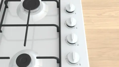 Profilo OD36K2B80D Gazlı Ocak 60 cm Emaye, Beyaz