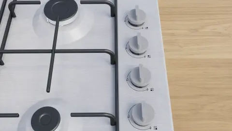 Profilo OD36K5B80D Gazlı Ocak 60 cm Paslanmaz çelik