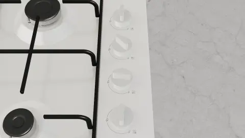 Profilo OD36P2B80D Gazlı Ocak 60 cm Emaye, Beyaz