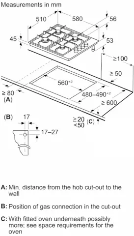 Profilo OD36P2B80D Gazlı Ocak 60 cm Emaye, Beyaz