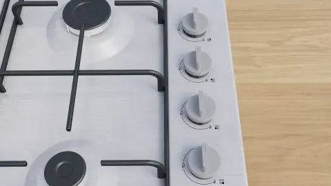 Profilo OD36P5B80D Gazlı Ocak 60 cm Paslanmaz çelik