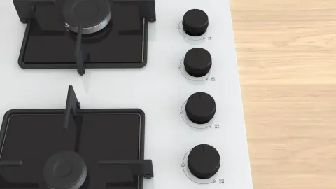 Profilo OE36P2P11D Gazlı Ocak 60 cm Sert cam, Beyaz