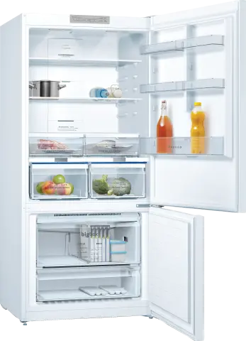 Profilo BD3086WFDN Alttan Donduruculu Buzdolabı 186 x 86 cm Beyaz, Total No Frost