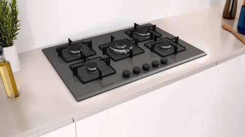Profilo ON28Q9P10D Gazlı Ocak 75 cm Sert cam