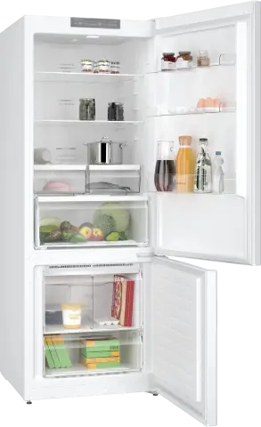 Profilo BD3055WEVN Alttan Donduruculu Buzdolabı 186 x 70 cm Beyaz, Total No Frost
