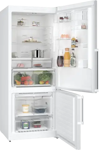 Profilo BD3076WECN Alttan Donduruculu Buzdolabı 186 x 75 cm Beyaz, Total No Frost