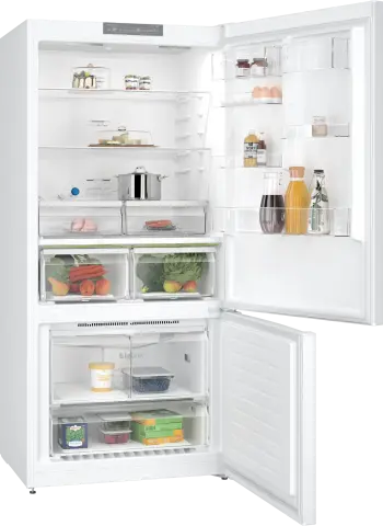 Profilo BD3086WEVN Alttan Donduruculu Buzdolabı 186 x 86 cm Beyaz, Total No Frost