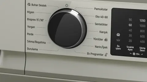 Profilo CGK242ZXTR Çamaşır Makinesi 9 kg maks. 1200 dev./dak., Gümüş