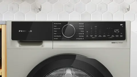 Profilo CGK252ZSTR Çamaşır Makinesi 10 kg maks. 1200 dev./dak., Gümüş