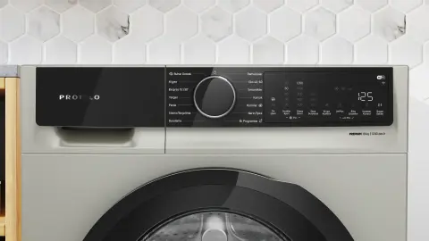 Profilo CGK252ZSTR Çamaşır Makinesi 10 kg maks. 1200 dev./dak., Gümüş