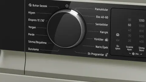 Profilo CGK252ZSTR Çamaşır Makinesi 10 kg maks. 1200 dev./dak., Gümüş