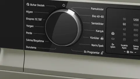 Profilo CGK252ZXTR Çamaşır Makinesi 10 kg maks. 1200 dev./dak., Gümüş