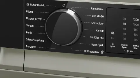 Profilo CGK252ZXTR Çamaşır Makinesi 10 kg maks. 1200 dev./dak., Gümüş