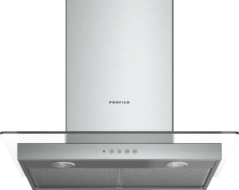 Profilo DVG6D650 Duvar Tipi Davlumbaz 60 cm Cam dekor, Paslanmaz çelik