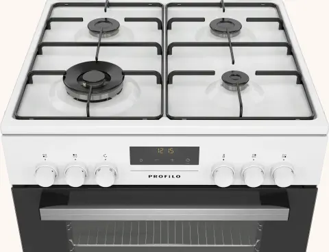 Profilo FRMS144HBL Gazlı/Elektrikli Solo Fırın Beyaz