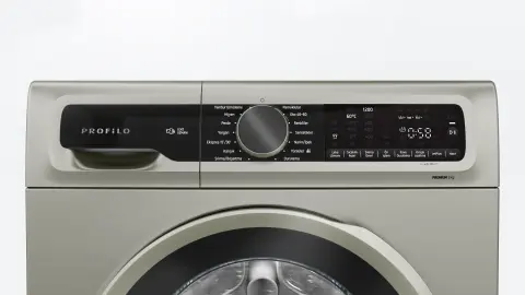 Profilo CGA242XSTR Çamaşır Makinesi 9 kg 1200 dev./dak., Gümüş