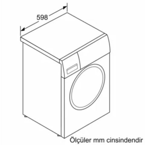 ProfiloCMJ1018XTR Çamaşır Makinesi 8 kg Gümüş