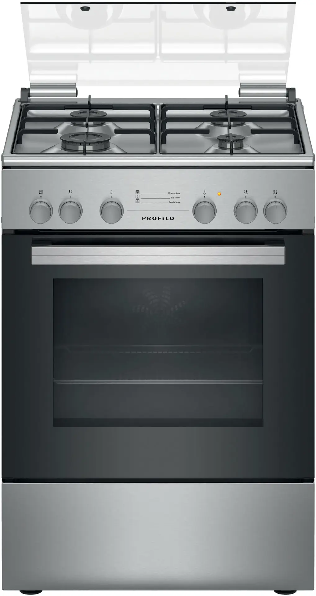 Profilo FRTS113DIL Gazlı/Elektrikli Solo Fırın Inox