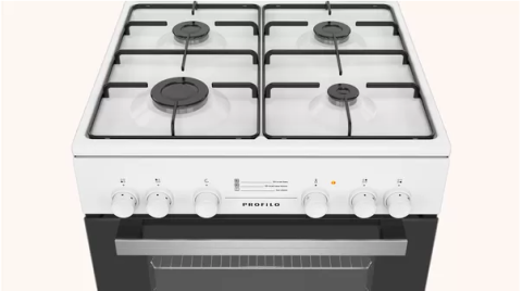 Profilo FRTS113DBD Gazlı/Elektrikli Solo Fırın Beyaz