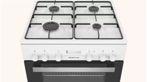 Profilo FRTS113DBL Gazlı/Elektrikli Solo Fırın Beyaz