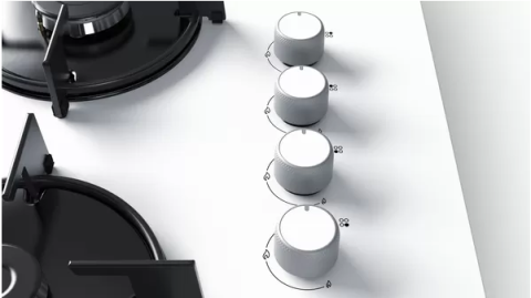 Profilo OO37P2O10D Gazlı Ocak 67 cm Sert cam, Beyaz