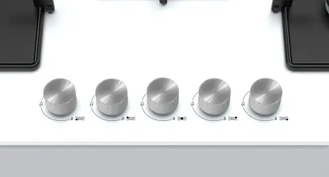 Profilo ON27Q2O12D Gazlı Ocak 75 cm Sert cam, Beyaz