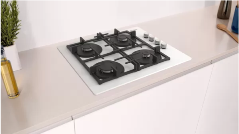 Profilo OO36P2O90D Gazlı Ocak 60 cm Sert cam, Beyaz