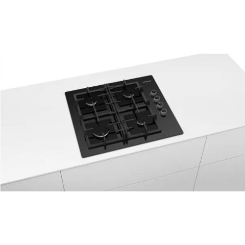 Profilo OO36P6O92D Gazlı Ocak 60 cm Sert cam Siyah