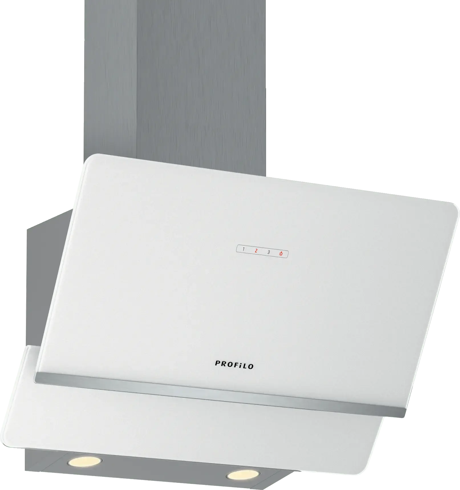 Profilo DVK6J621 Duvar Tipi Davlumbaz 60 cm Beyaz Cam Yüzey, Beyaz