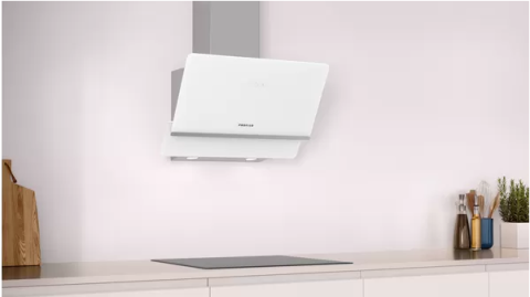 Profilo DVK6J621 Duvar Tipi Davlumbaz 60 cm Beyaz Cam Yüzey
