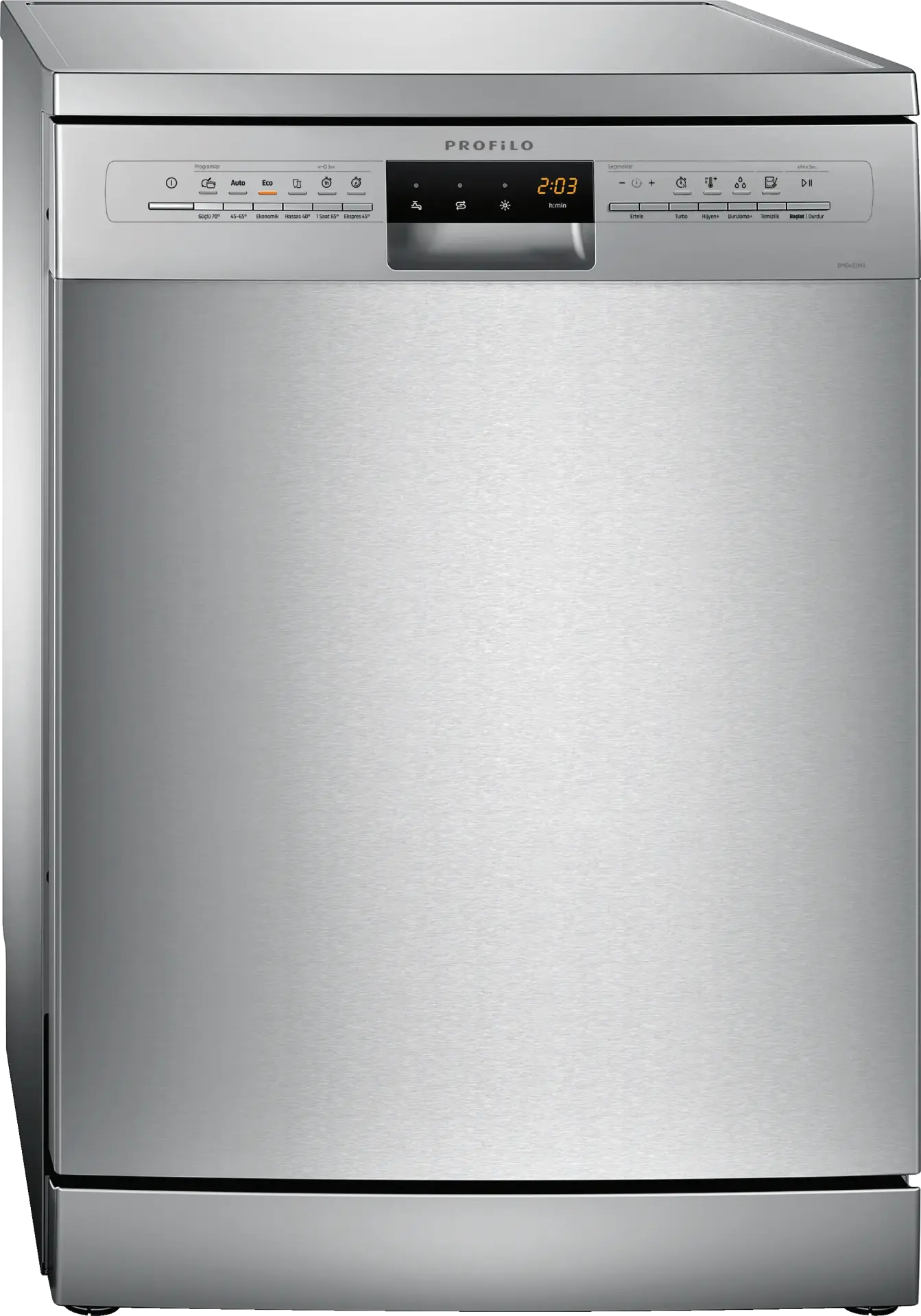 Profilo BM6483MA Solo Bulaşık Makinesi 60 cm Kolay Temizlenebilir Inox