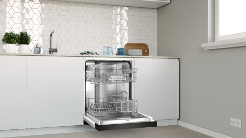 Profilo BMA5162EG Yarı Ankastre Bulaşık Makinesi 60 cm Siyah