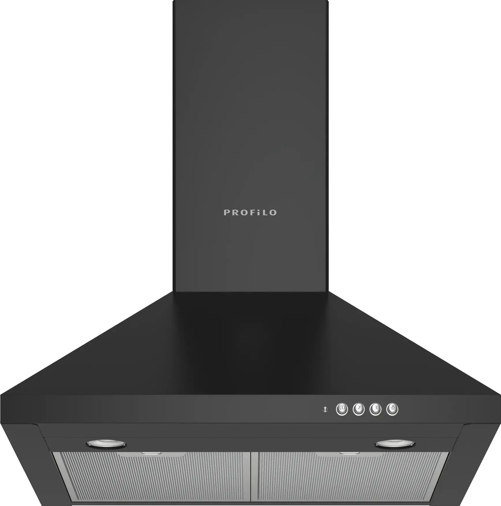 Profilo DVP6C461 Duvar Tipi Davlumbaz 60 cm Siyah