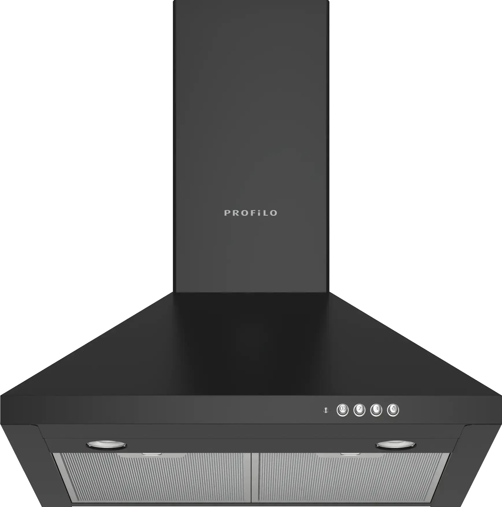 Profilo DVP6C461 Duvar Tipi Davlumbaz 60 cm Siyah