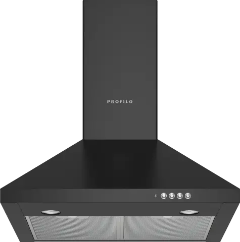 Profilo DVP6C461 Duvar Tipi Davlumbaz 60 cm Siyah