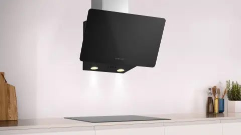 Profilo DVK6J361 Duvar Tipi Davlumbaz 60 cm Siyah Cam, Siyah