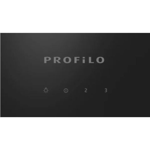 Profilo DVK6J361 Duvar Tipi Davlumbaz Siyah Cam