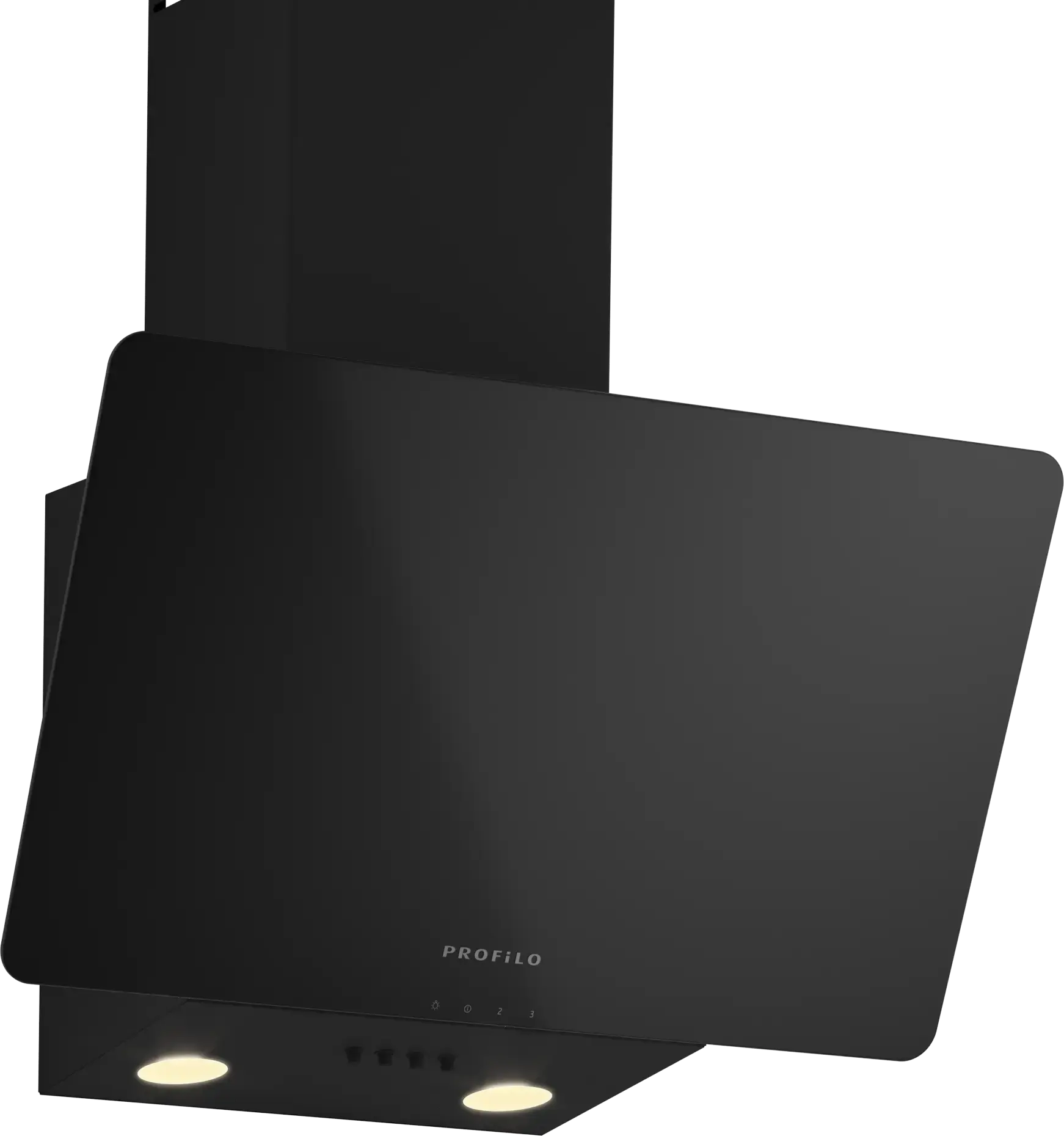 Profilo DVK6J360 Duvar Tipi Davlumbaz 60 cm Siyah Cam, Siyah