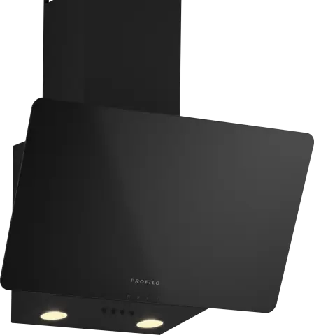 Profilo DVK6J360 Duvar Tipi Davlumbaz 60 cm Siyah Cam, Siyah