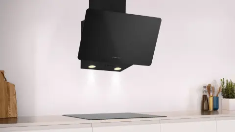 Profilo DVK6J360 Duvar Tipi Davlumbaz 60 cm Siyah Cam, Siyah