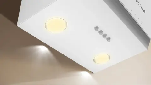 Profilo DVK6J320 Duvar Tipi Davlumbaz 60 cm Beyaz Cam Yüzey, Beyaz