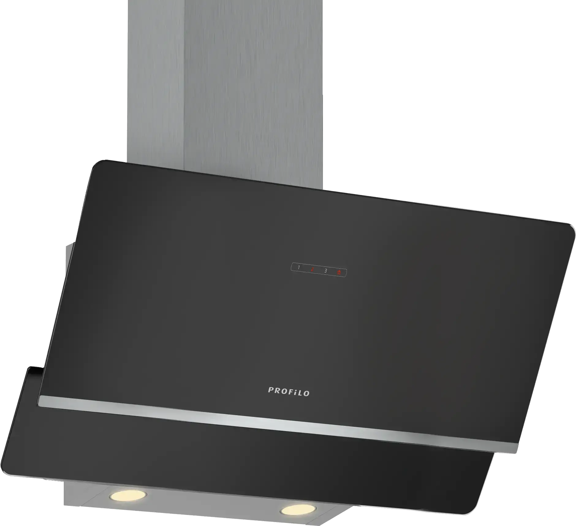 Profilo DVK8J661 Duvar Tipi Davlumbaz 80 cm Siyah Cam, Siyah