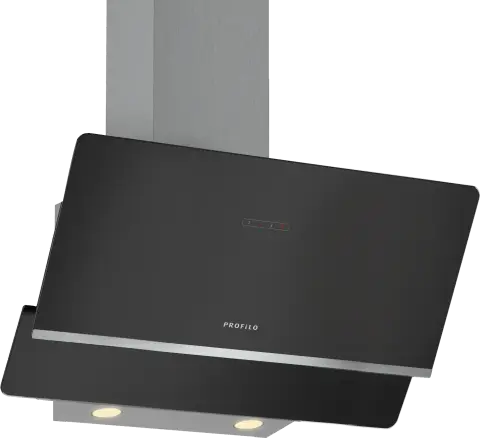 Profilo DVK8J661 Duvar Tipi Davlumbaz 80 cm Siyah Cam, Siyah