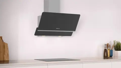 Profilo DVK8J661 Duvar Tipi Davlumbaz 80 cm Siyah Cam, Siyah