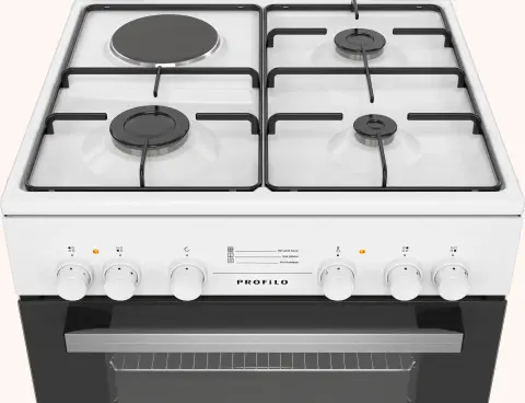 Profilo F0TS113LBD Gazlı/Elektrikli Solo Fırın Beyaz