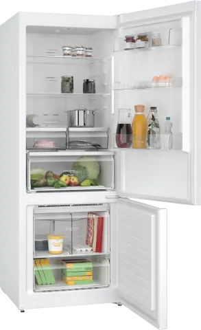 Profilo BD3055WECN Alttan Donduruculu Buzdolabı 186 x 70 cm Beyaz, Total No Frost