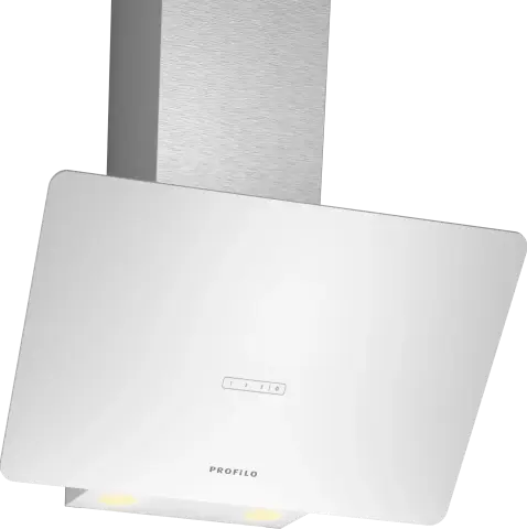 Profilo DVK6J429 Duvar Tipi Davlumbaz 60 cm Beyaz Cam Yüzey, Beyaz