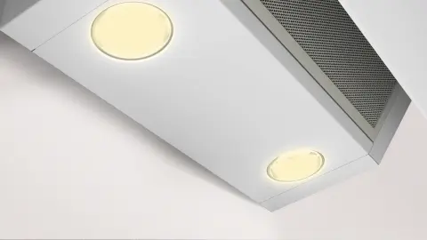 Profilo DVK6J429 Duvar Tipi Davlumbaz 60 cm Beyaz Cam Yüzey, Beyaz