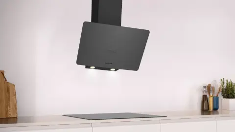 Profilo DVK6J479 Duvar Tipi Davlumbaz 60 cm Gri Cam, Gri